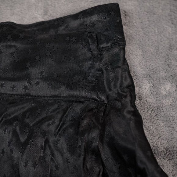 Free People Starstruck Mini Skirt Women's 2 Black  Wrap Summer Party Dancing New - Picture 3 of 12